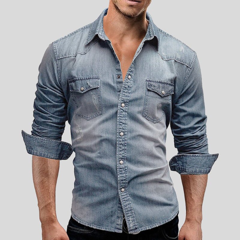 Auden | Men’s Classic Denim Shirt