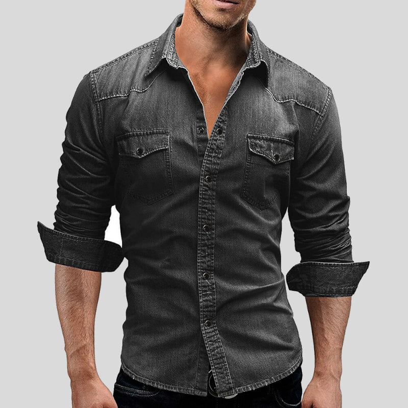 Auden | Men’s Classic Denim Shirt
