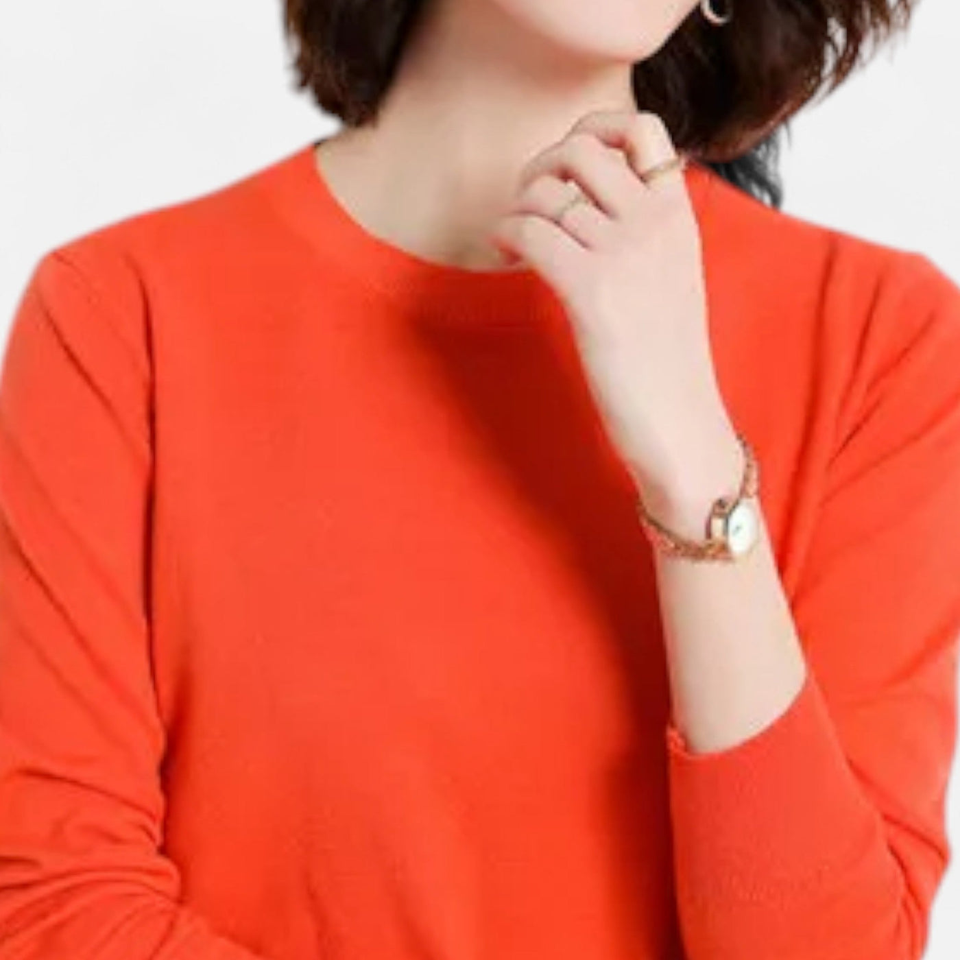 Tatiana | Women’s Merino Wool Sweater – Timeless O-Neck Elegance