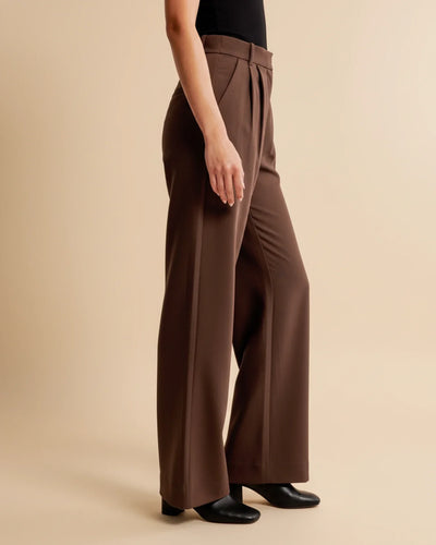 Ava | Women’s High Waist Pleated Tailored Trousers