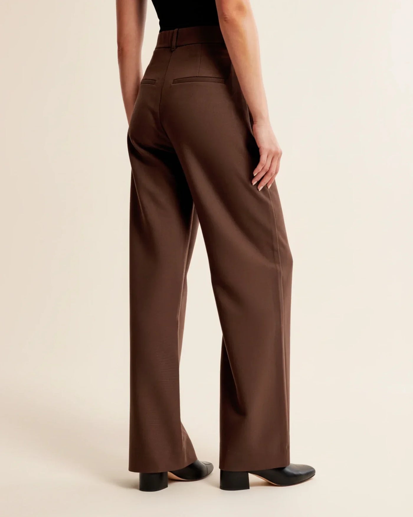 Ava | Women’s High Waist Pleated Tailored Trousers