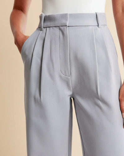 Ava | Women’s High Waist Pleated Tailored Trousers